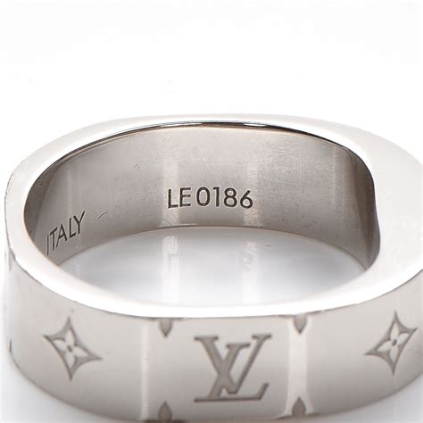 louis vuitton ring diameter measurement|louis vuitton ring silver.